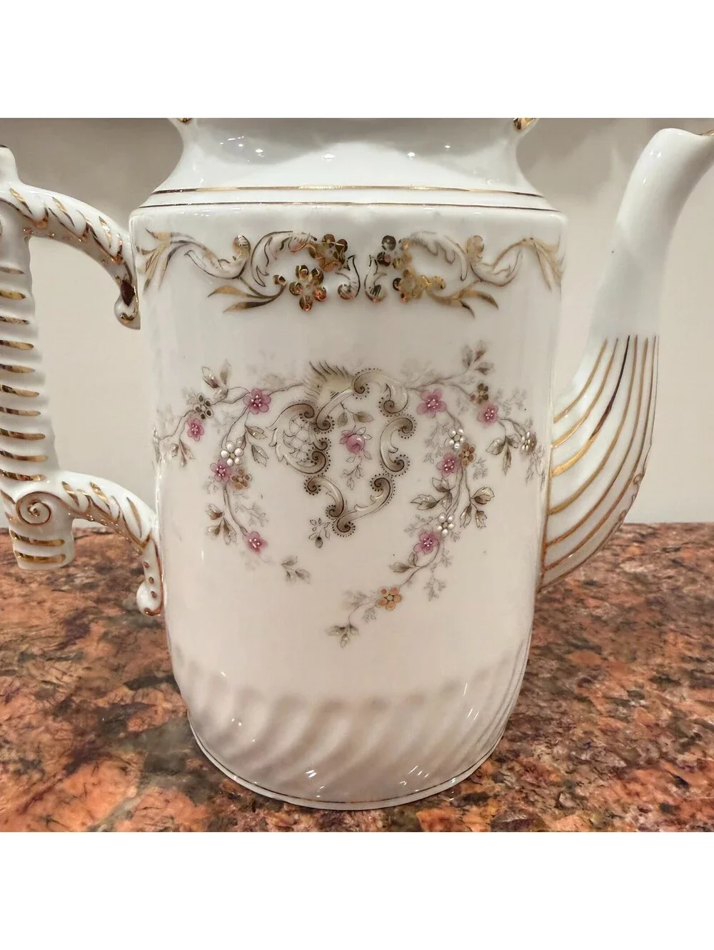 Vintage Gesetzlich Geschützt Porcelain Tea Pot